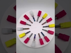 짧은 플루트 엑스트라 긴 끝 밀스 코너 반사 끝 밀스 나코4 코팅 탄화물 끝 밀스 5mm