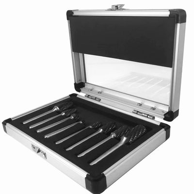 좋은 가격 8pcs 텅스텐 탄화물 Burr 세트 Deburring 형성 텅스텐 탄화물 Burr 1 4 턱 온라인
