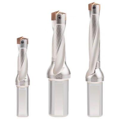 좋은 가격 3D 인덱스 가능한 텅스텐 탄화물 비트 Cnc 깊은 구멍 뚫기 강철 나선 플루트 온라인