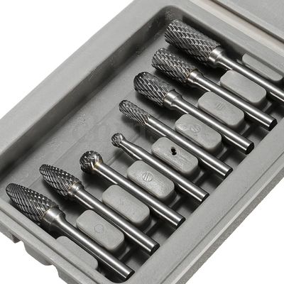 좋은 가격 텅스텐 탄화물 부러 세트 8pcs 표준 이중 절단 탄화물 부러 도구 온라인