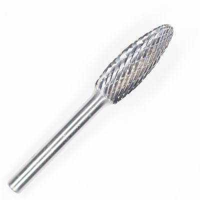 좋은 가격 SH-5 플레임 모양 텅스텐 탄화물 회전 파일 1/4 '' 셔크와 함께 온라인