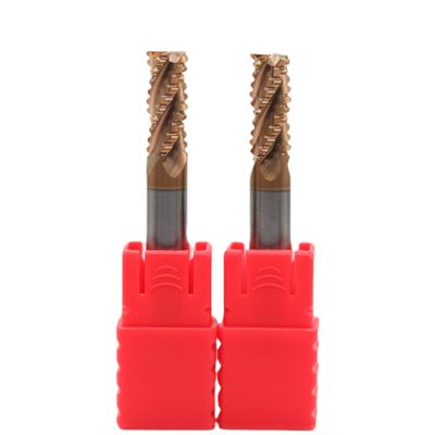 좋은 가격 8mm HRC55 4 플루트 탄화물 경부 끝 밀 TiAISin 강철 및 철강에 코팅 온라인