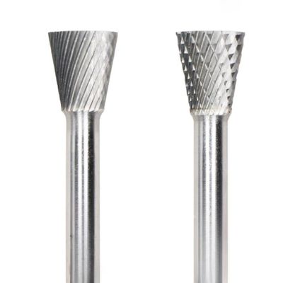 좋은 가격 단일 절단 유형 N 뒤집힌 코너 탄화물 Burr 6mm 턱 지름 19mm 머리 지름 가공 표면 프로필 작업 조각 온라인