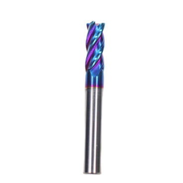 좋은 가격 8mm Dia 8*20*8*60-4F 평면 끝 밀 TiAISiNX 평면 끝 밀 강철 및 주철 온라인