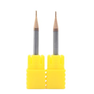 좋은 가격 2mm Dia 2*5*4*50 TiSiN 코팅 4 플루트 카비드 퀘어 엔드 밀 인 탄소 강철 합금 강철 주철 온라인