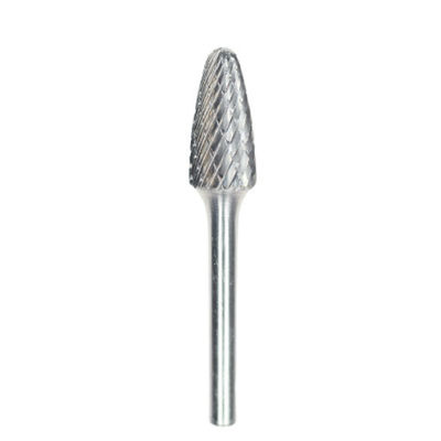 품질 트리 모양 SF-5 1/2" 직경 텅스텐 카바이드 로터리 버, 1/4" 생크 직경에 1" 생크 길이 공장