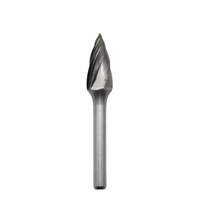 좋은 가격 G 형상 카바이드 버 10mm*20mm 포인트 트리 카바이드 버 6mm 생크 알루미늄 컷 온라인