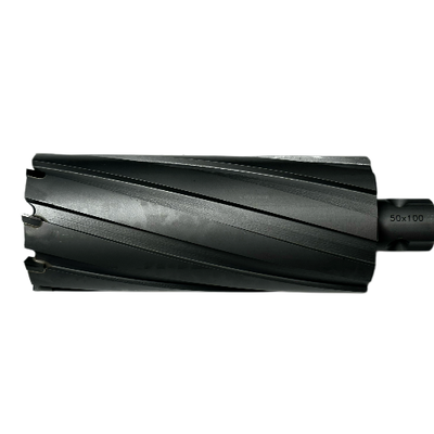 품질 100mm Cut Depth TCT Annular Cutter 18mm-250mm Cut Dia Core Drills | H11 Body K30 Carbide Tips 공장